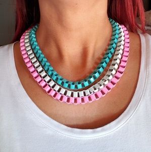 Large chain link necklace